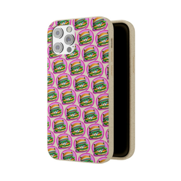 Cat in a Burger - Eco-Friendly Biodegradable Phone Case