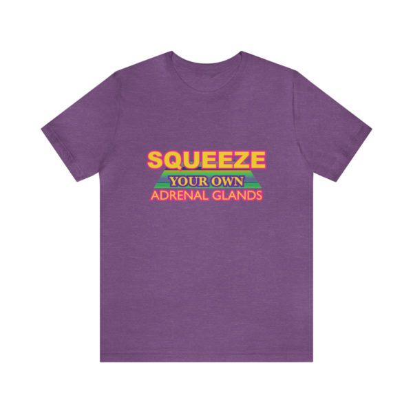 Squeeze Your Own Adrenal Glands - Pyramid - Unisex Jersey Short Sleeve Tee